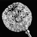 Exquitise Crystal Silver Candle Holder Tea Light Cup Bowl Candlestick Candelabra Bowl Tabletop Vase with Stand Base