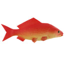 3D PU Plastic Simulated Animal Fish Red Carp Realistic Fish Model Crafts Kids Toy Kitchen Decor