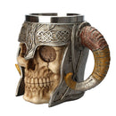 Stainless Steel Horror 3D Skull Design Mug Halloween Decor Beer Wine Coffee Rum Water Cup