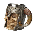 Stainless Steel Horror 3D Skull Design Mug Halloween Decor Beer Wine Coffee Rum Water Cup