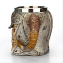 Stainless Steel Horror 3D Skull Design Mug Halloween Decor Beer Wine Coffee Rum Water Cup