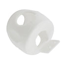 PP Plasitc Round Door Knob Handle Cover Anti Collision Crash Proof Safe Kids Guard Protector 66 x 62mm