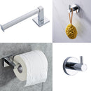 Stainless Steel Wall Mounted Paper Towel Holder Roll Paper Towel Rack Bathroom Organizer