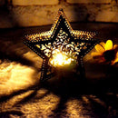 Christmas Decor Star Moroccan Candlestick Candles Holders Light Shop Bar Cafe Bar Pub, Candles Lighting Fixtures