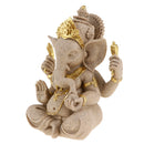 Sandstone Buddhist Elephant Statue Sculpture Handmade Collectible Figurine Crafts