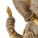 Sandstone Buddhist Elephant Statue Sculpture Handmade Collectible Figurine Crafts
