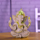 Sandstone Buddhist Elephant Statue Sculpture Handmade Collectible Figurine Crafts