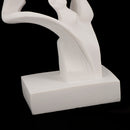 White Sandstone Abstract Art Lovers Figures Sandstone Figurines Miniatures Sculpture Desktop Ornaments Decoration Art Crafts