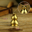 2pcs Antique Brass Alloy Calabash Gourd Incense Burner Holder