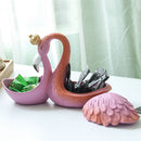 Pink Flamingo Sandwich Biscuit Candies Holder Tray, Party Supplies Food Serving Bowl, Jewelry, Earrings, Keys Case