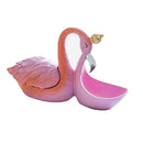 Pink Flamingo Sandwich Biscuit Candies Holder Tray, Party Supplies Food Serving Bowl, Jewelry, Earrings, Keys Case