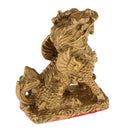 Feng Shui Brass Chi Lin/Qilin Kylin Dragon Horses Kirin Wealth Prosperity Statue for Home Decoration