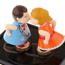 Romantic Couple Retro Radio Model Mechanical Music Box Gift Choosing, 13x12x16cm/5.12x 4.72 x 6.30inch