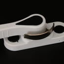 Pair Plastic Casement Window Latch Lock Handle Pull Home DIY Hardware