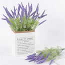 Artificial Flowers Lavender Bouquet Plant Flower Arrangement Brighten Up Your Home Garden Patio Decoration