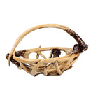 Hand Woven Grass Woven Storage Basket Food Fruits Snack Candies Biscuits Holder Container, Handed Shop Tote Bag Bin Hamper