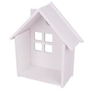 Simple House Design Floating Wall Shelves Storage Display Shelf Organizer Rack w/ Sticky Hooks
