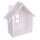 Simple House Design Floating Wall Shelves Storage Display Shelf Organizer Rack w/ Sticky Hooks