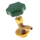 1pcs Low Pressure Dispensing Valve Bottle Opener 1/2 SAE Connector Air Conditioning Gas Bottle Can Tap for R134a Green