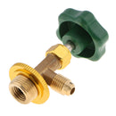 1pcs Low Pressure Dispensing Valve Bottle Opener 1/2 SAE Connector Air Conditioning Gas Bottle Can Tap for R134a Green