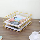 Tabletop Desktop Organizer Rack Storage Holder Basket for Document Magazine Book Newspaper Storage