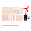 DIY Wood Electric Handmade Boat Model Kits Wind Power Physical Science Experiment Kits Creative Educational Toys