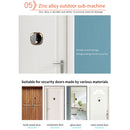 Battery Operated Video Wireless Doorbell Intercom Door Bell Home Security System with IR Night Vision
