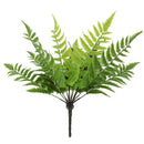 Artificial Boston Ferns Plants Greenery Bushes for Indoor Outdoor Home Garden Party Decor Each Bunch with 9 Leaves