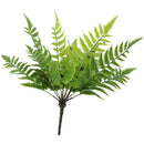 Artificial Boston Ferns Plants Greenery Bushes for Indoor Outdoor Home Garden Party Decor Each Bunch with 9 Leaves