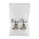 Women Vintage Crystal Enamel Flower Dangle Earrings Gift Lever Back Earrings