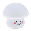 7-Color Changing Tap Control LED Cute Mushroom Baby Night Light Lamp,Soft Silicone Surface,Rechargeable
