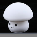 7-Color Changing Tap Control LED Mushroom Baby Night Light Lamp,Soft Silicone Surface,Rechargeable