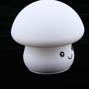 7-Color Changing Tap Control LED Mushroom Baby Night Light Lamp,Soft Silicone Surface,Rechargeable