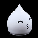 7-Color Changing Tap Control LED Waterdrop Baby Night Light Lamp,Soft Silicone Surface,Rechargeable