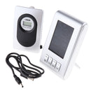 Weather Station, Digital Thermometer, Weather Clocks Displaying Temperature/Humidity/Calendar- Portable Wireless with Outdoor Sensor Color Display