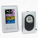 Weather Station, Digital Thermometer, Weather Clocks Displaying Temperature/Humidity/Calendar- Portable Wireless with Outdoor Sensor Color Display