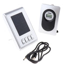 Weather Station, Digital Thermometer, Weather Clocks Displaying Temperature/Humidity/Calendar- Portable Wireless with Outdoor Sensor Color Display
