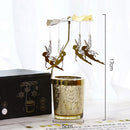 Romantic Candle Holder Stand Spining Tealight Candlestick  Elf