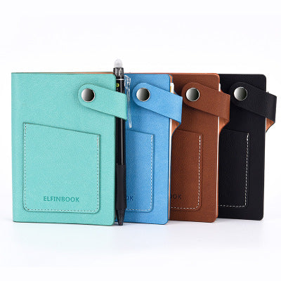 Elfinbook Mini Smart Notebook APP Backup PU Business Notebook