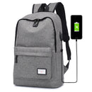 DXYIZU USB Charging Backpack Youth Fashional College Wind Bag Outdoor Travel Laptop Bag