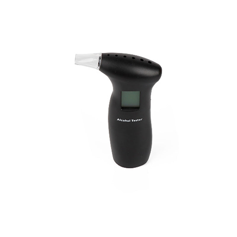 Portabl LCD Display Digital Alcohol Tester Alcohol Breath Tester Device Breathalyzer Analyzer Detector with 3pcs Mouthpieces