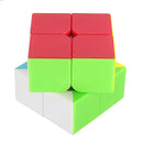 Amazing Cube 2x2 Magic Cube Anti Stress Adults Kids Puzzle Toy Vivid Color Square Magic Cube Puzzle Science Education Toy Gift