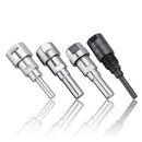 Drillpro 1/4 Inch 8mm 12mm 1/2 Inch Straight Shank Router Bit Collet Engraving Machine Extension Rod