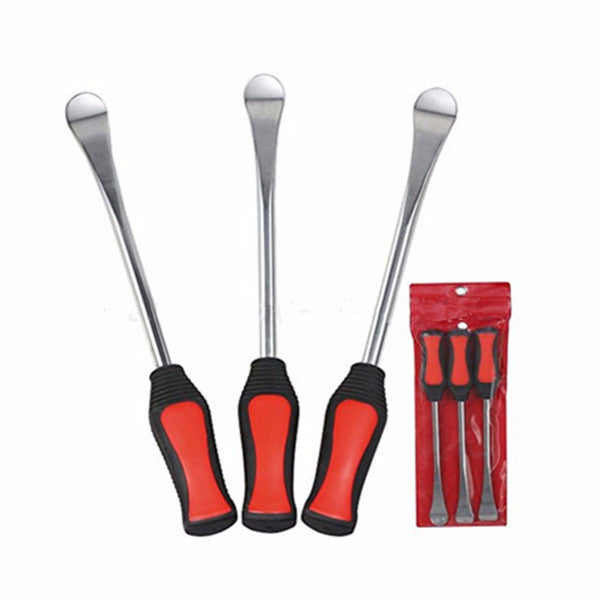 3pcs Spoon Motorcycle Tire Irons Changing Rim Protector Tool Combo With Case