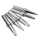 5Pcs Universial Lead Free Soldering Iron Tips for 5mm Diameter WELLER Soldering Iron Station
