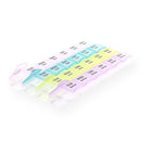 KCASA KC-JS2801 Travel Monthly Pill Organizer 28 Tablets Box Travel Medicine Storage Case