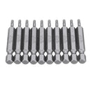 BROPPE 10Pcs Magnetic Torx Screwdriver Bits T5/T6/T7/T8/T9/T10/T15/T20/T25/T27/T30/T40 1/4 Inch Hex Shank Screwdriver Set for Bosch