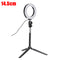 bluetooth Tripod Selfie Stick With LED Ring Fill Light with Stand Lighting Kit for Phone Camera