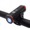 XANES XL37 900LM Bike Front Light IPX6 Waterproof Warning Light 5 Modes Riding Rechargeable Night Lamp With LCD Display