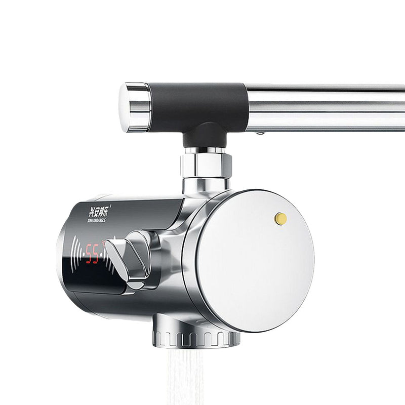 KCASA JB-14A 2000W Stainless Steel Connecting 3Sec Instant Hot Water Faucet LCD Temperature Display  For Kitchen Bathroom